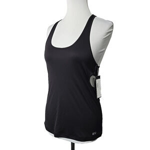 SPLITS59 Performance Pilates Lexi Racerback Black/Grey Tank Top Small NWT